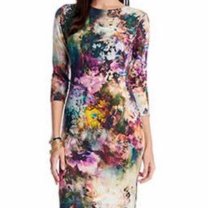 Karen Kane Women's Avant Garden Shift Dress Medium